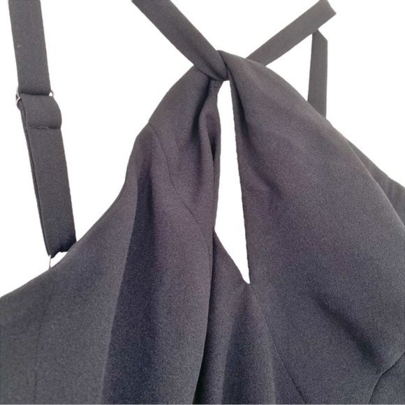 NWT Dress the Population Ellis One Shoulder Black Gown Size XS - Picture 5 of 12